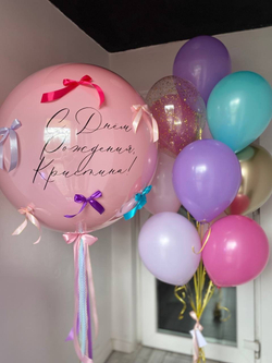 Воздушные шары с бантиками №1284