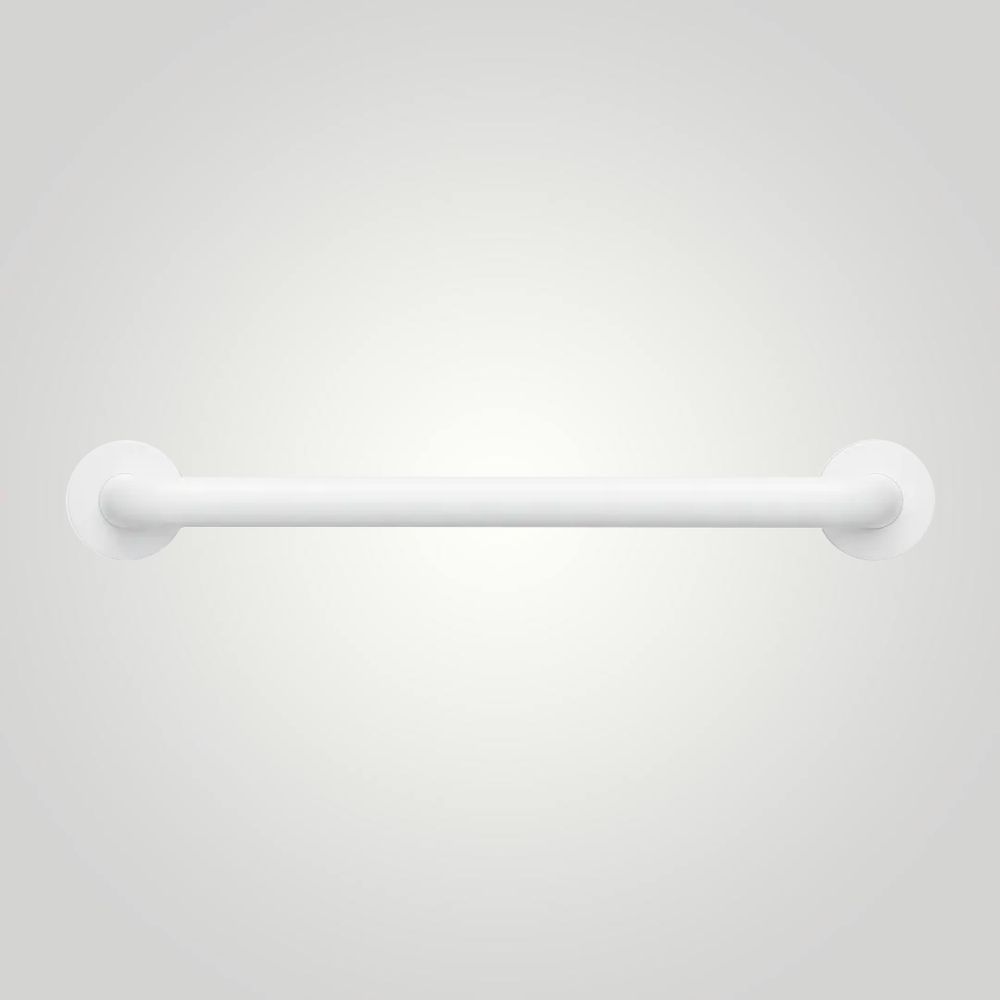 Поручень прямой 1000 мм нерж. сталь NOFER 15054.100.W белый