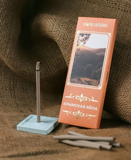 Натуральные благовония КРЫМСКАЯ ЯЙЛА, 1уп, ТМ КРЫМСКИЕ БЛАГОВОНИЯ