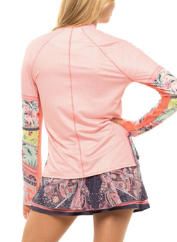 Женская футболка теннисная (dł. Рукава) Lucky in Love Patch Me If You Can Patch Me L/S - pink