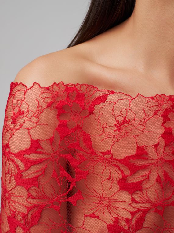 05-98 Вышивка на неэл. сетке 23 см, красный