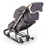 Санки - коляска JOY EVERY DAY СЕРЫЙ NIKA арт. J1/1
