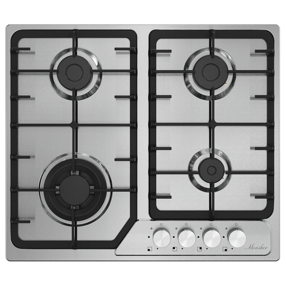 Встраиваемая газовая варочная панель Monsher MSG 63 Acier