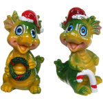 Фигурка «Дракоша Ричи с подарком» 7,8*5*4 см, микс