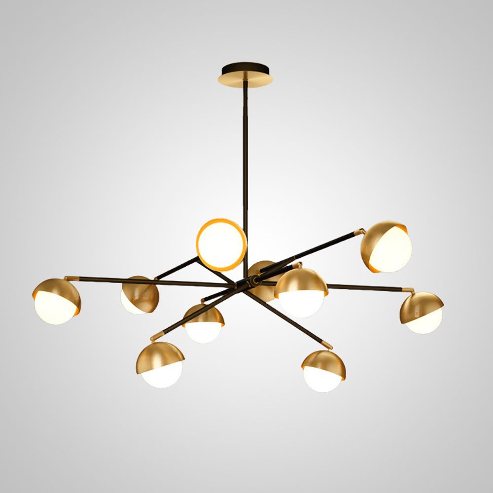 Люстра На Штанге Kendall L10 Black Gold By Imperiumloft