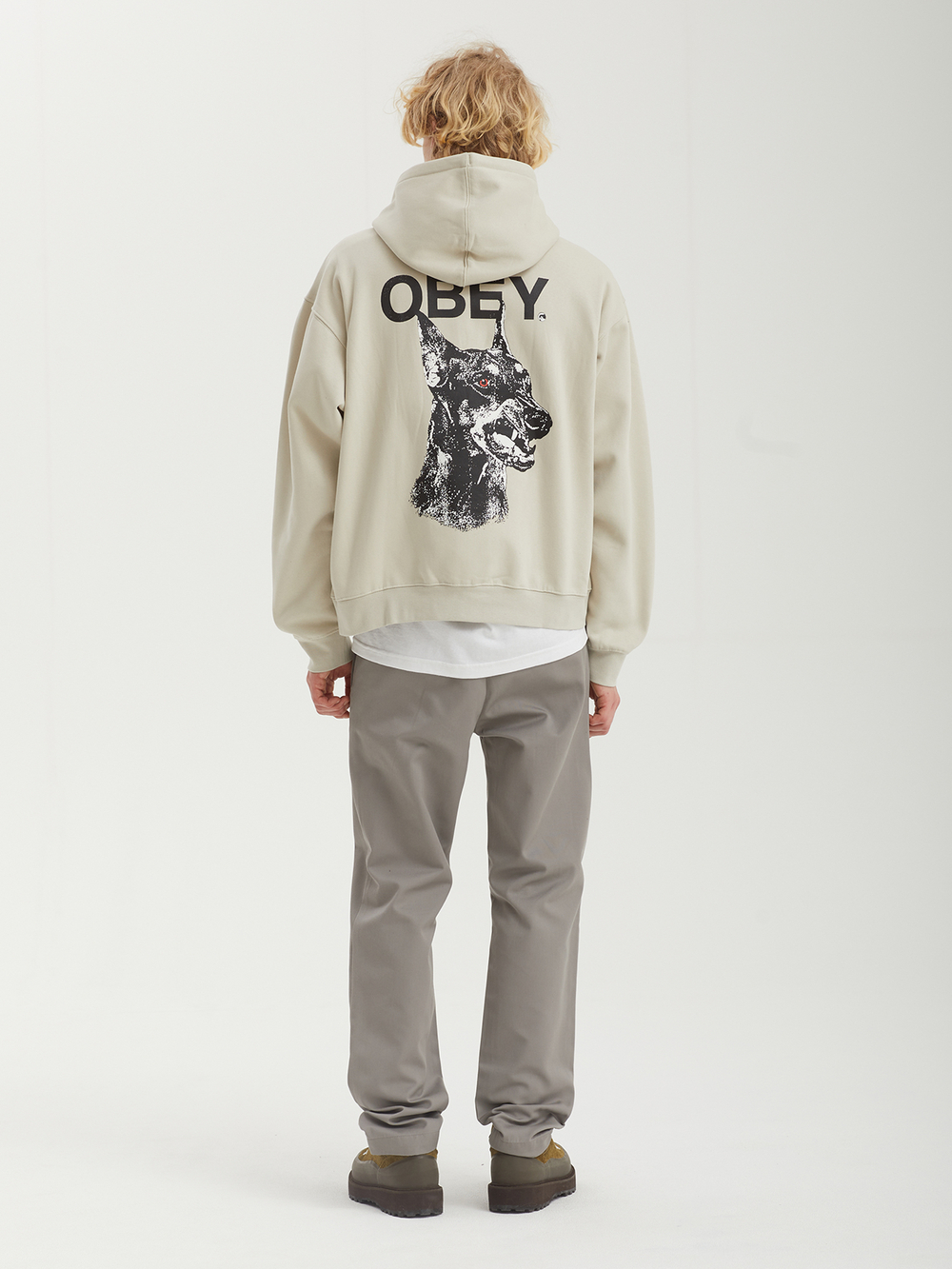 Мужская Толстовка Obey Doberman