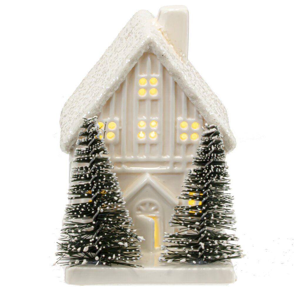 GAEM Фигурка декоративная с подсветкой "Домик", L6 W7,5 H9 см, LR44 2 шт.
