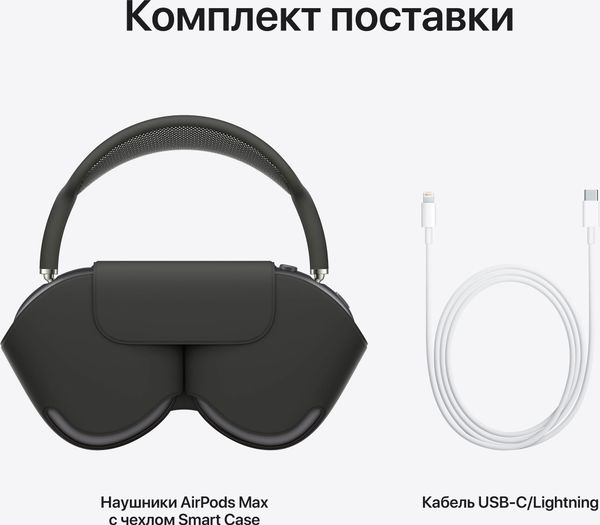 Беспроводные наушники Apple AirPods Max (Серый космос, черный)