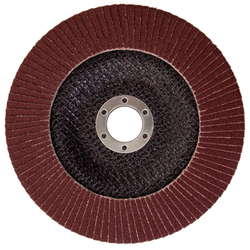 Круг лепестковый торцевой КЛТ-1, зернистость Р 80(16Н), 150 х 22.2 мм, "БАЗ" Россия