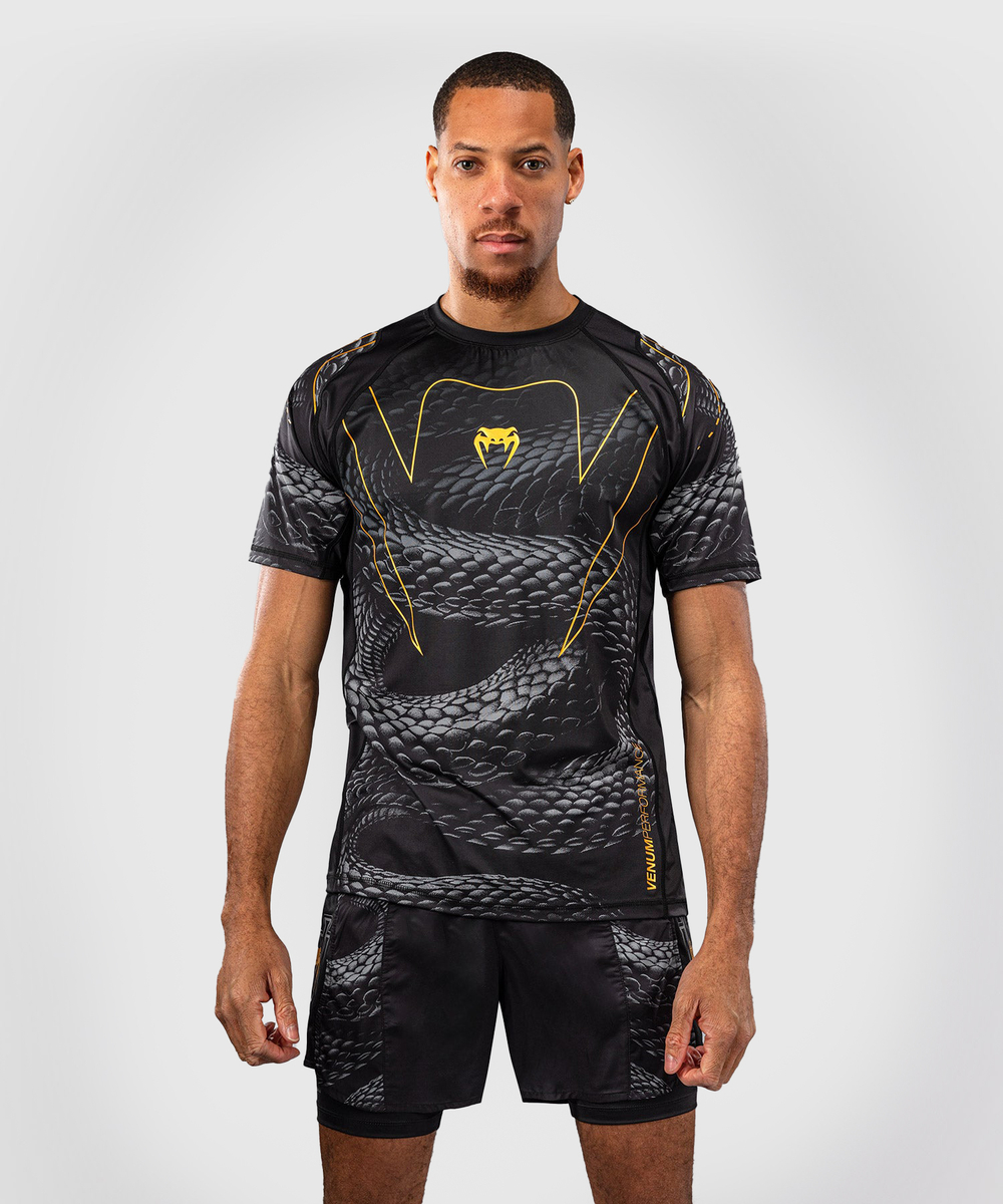 Футболка спортивная Venum Matupa Black/Grey/Gold