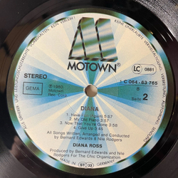 Винтажная виниловая пластинка LP Diana Ross, Diana (Германия 1980)