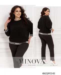 Блуза 23-03-черный Minova