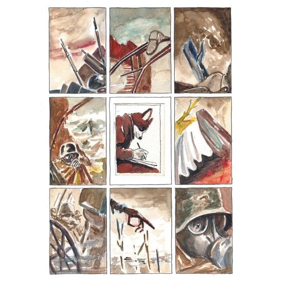 Комикс Веймарские сны (обложка Натальи Фомичевой)