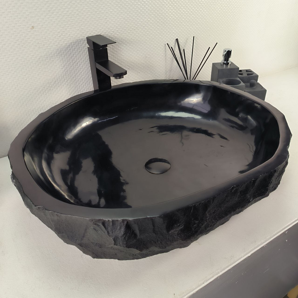 Раковина из андезита Erozy Black EA-65004 62*50*16 0044