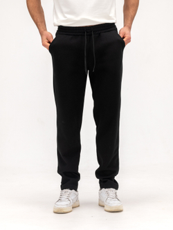 Брюки спортивные прямые теплые. Уголь