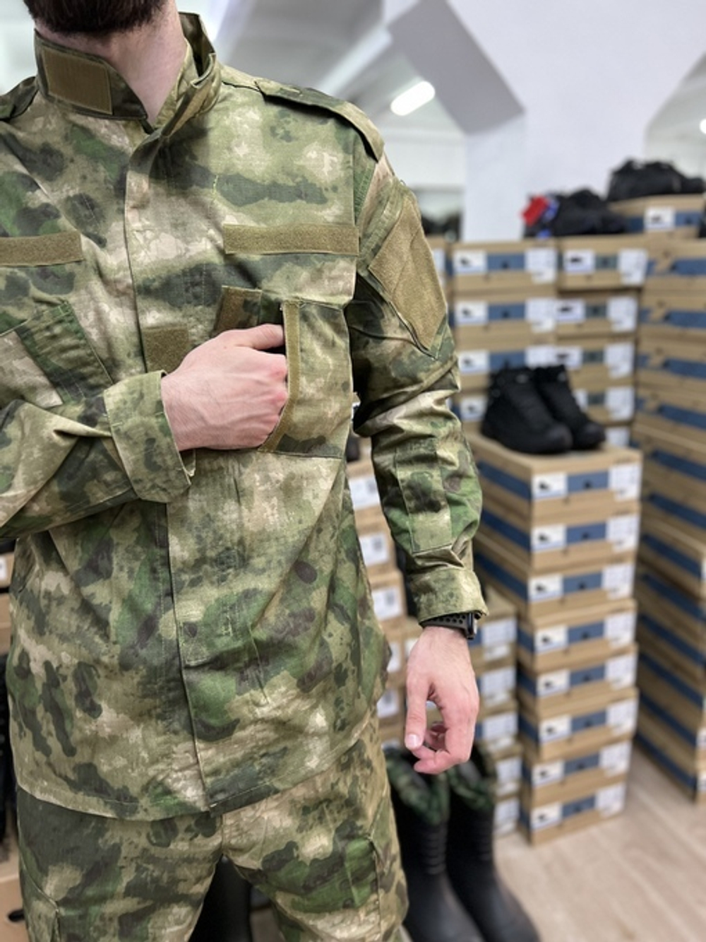 Тактический костюм Аку лайт / тёмный мох