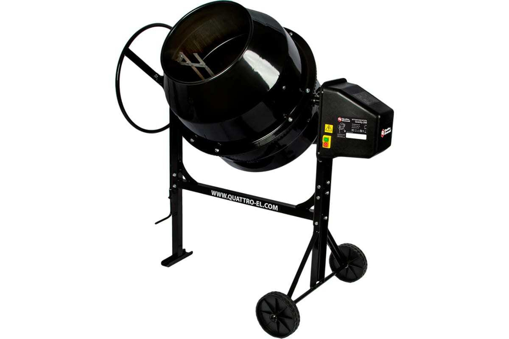 Бетоносмеситель QUATTRO ELEMENTI Gravity 200 (полиамидный венец) 916-035
