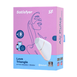 Вакуумный стимулятор клитора с закрывающимся корпусом Satisfyer Love Triangle