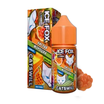 Жидкость ICE FOX & CATSWILL SOUR Salt 2% 30 ml - КИСЛАЯ МОРОШКА