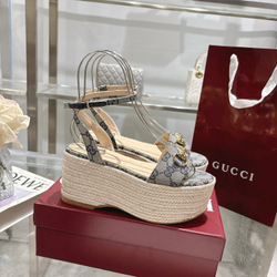 Gucci Horsebit Flatform Sandal