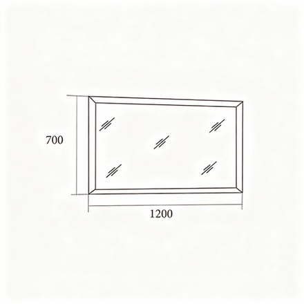 МОДЕНА ДУБ САТИН Зеркало к комоду