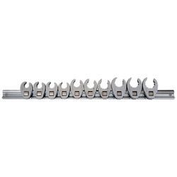 KING TONY (1E10MR) Набор разрезных ключей 3/8" (воронья лапка), 10-19 мм, 10 предметов