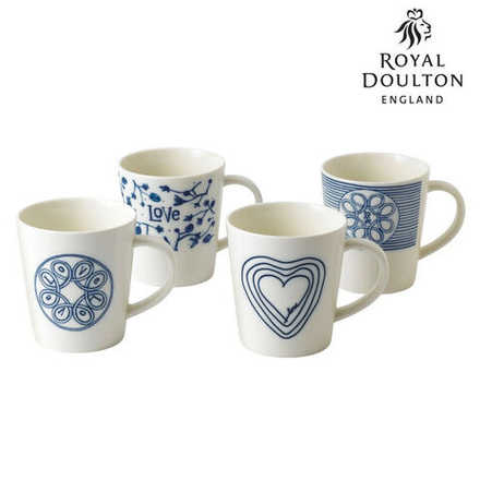 Royal Doulton Набор из 4 кружек Ellen DeGeneres 475 мл Love