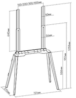 Подставка  Cactus CS-ST3644BKWN