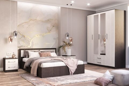 Спальня Успех 2 ЛДСП венге / ЛДСП дуб белфорд