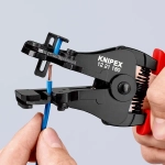 Инструмент для удаления изоляции чёрное лакирование 180 мм Knipex 12 21 180 SB