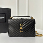 COLLEGE MEDIUM ИЗ СТЕГАНОЙ КОЖИ