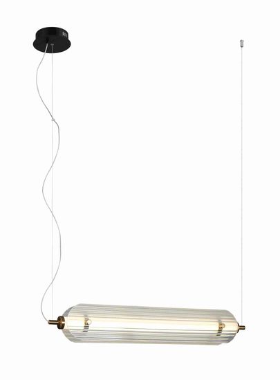 8372MDM-2M W BLACK+CLEAR (1) Люстра NW