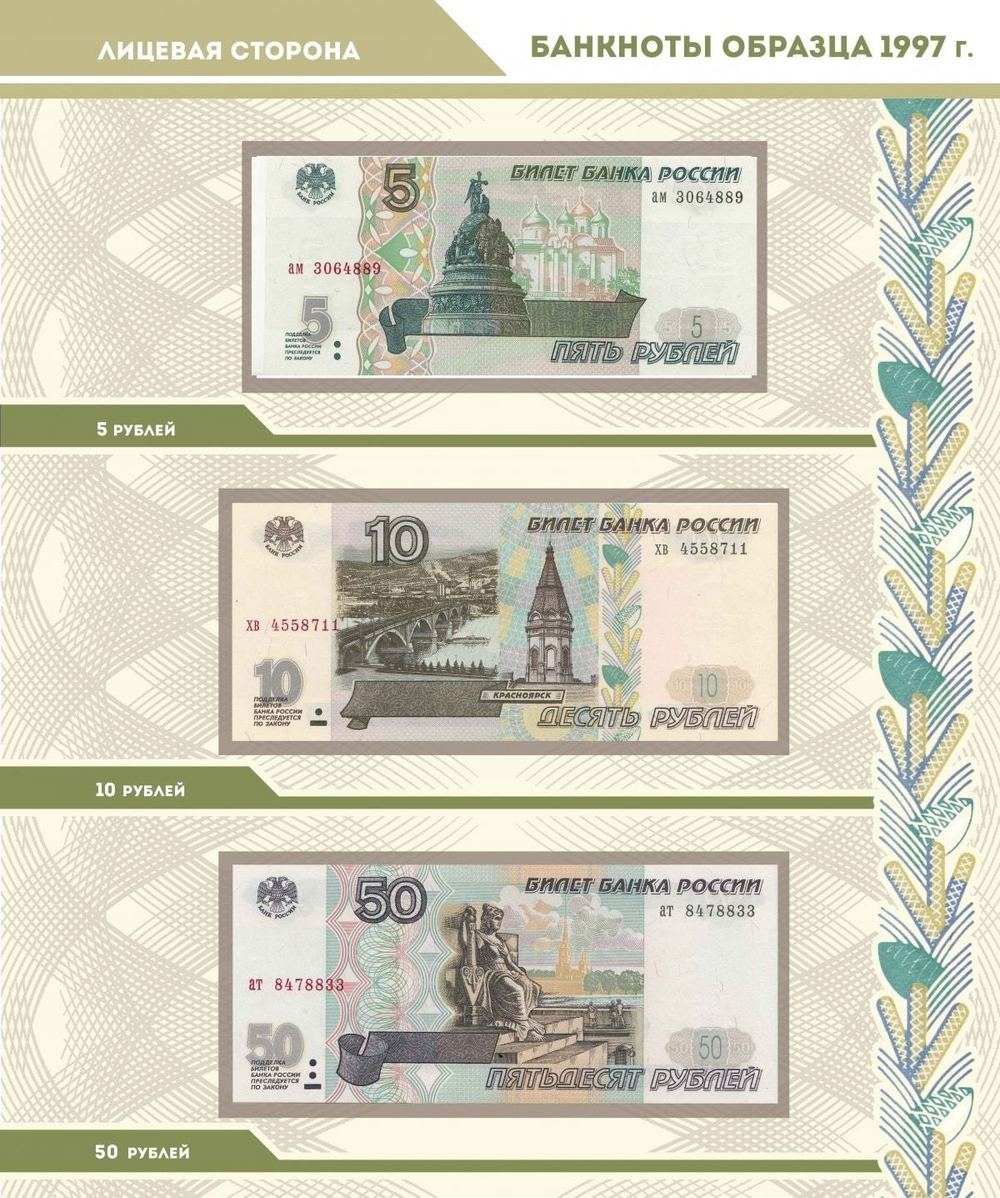 Альбом для банкнот Российской Федерации Коллекционеръ