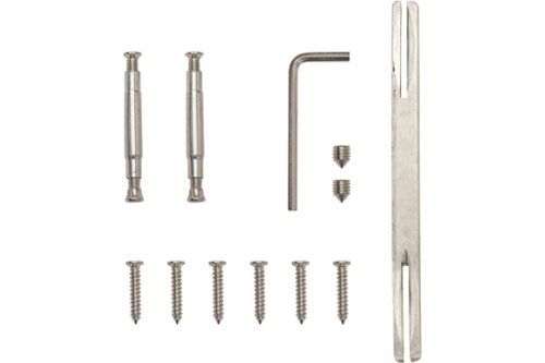 Ручки дверные Н-14092-А-NIS/CR (03002978) КОМПЛЕКТ