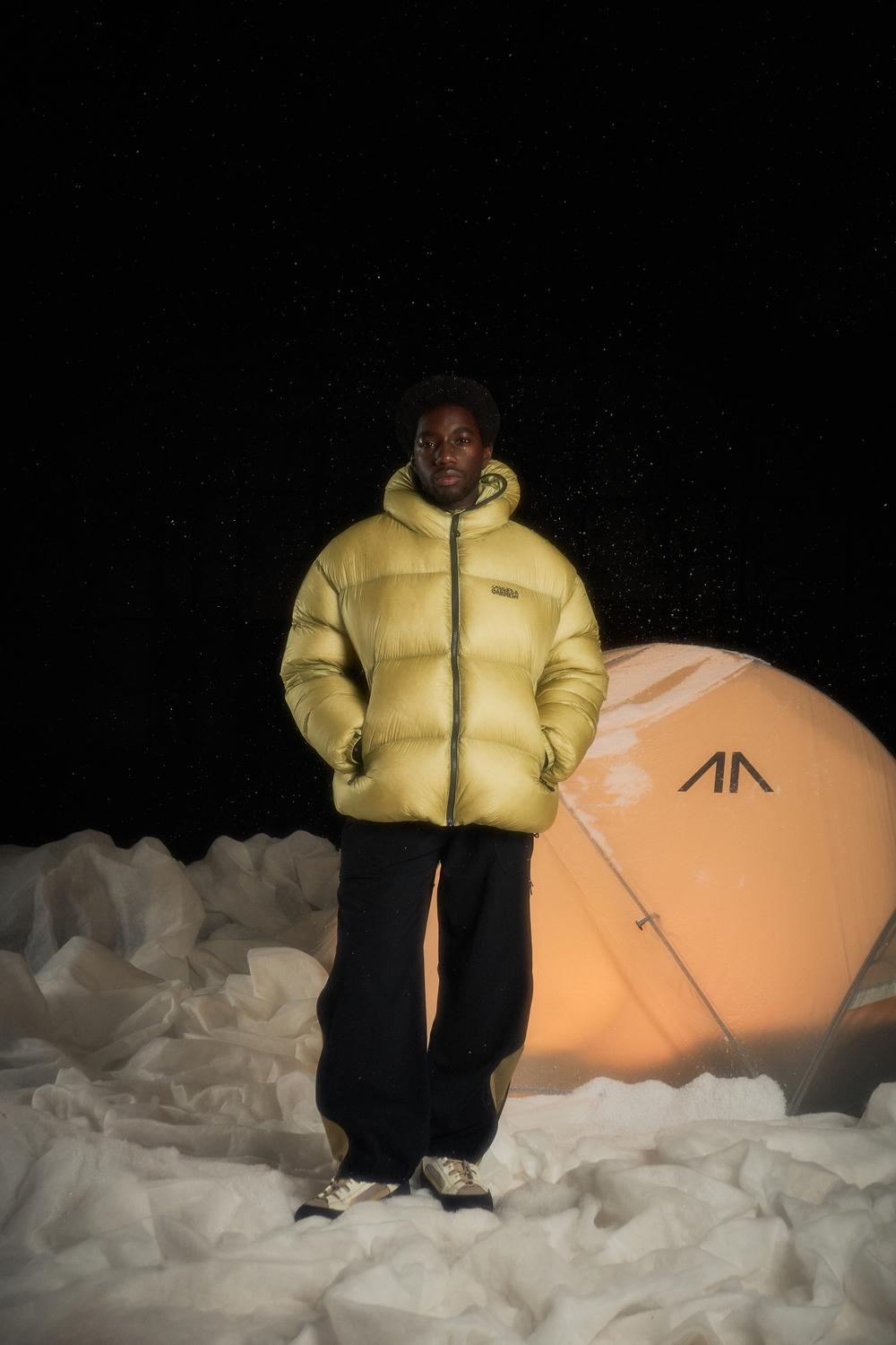 Куртка Called a Garment Puffer Fish Down Jacket "Citron"