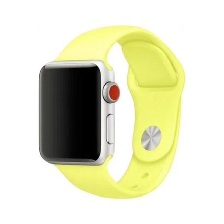 Силиконовый ремешок Apple Watch, 38/40/41, S/M, лимонный