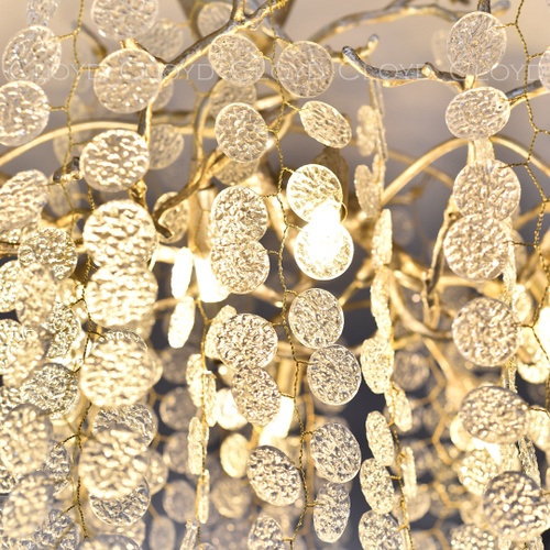 Люстра Cloyd HAOMA C8 / выс. 50 см - латунь (арт.11109)