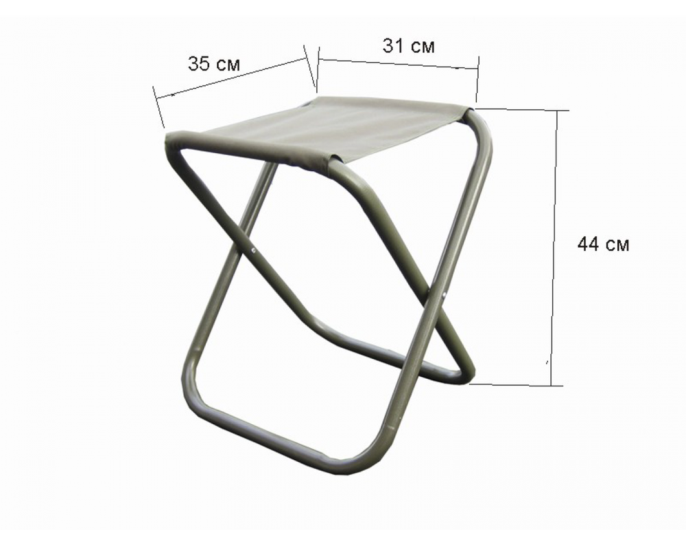 Средний складной стул Митек Комфорт без спинки
