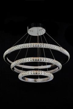 Подвесная люстра 113W 3000K-5500K LE7718/800-3K Chrome хром Colisee Leon