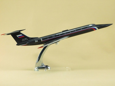 Модель самолета Ту-134 УБЛ (М1:100, ВМФ России, RF-12037, 54)