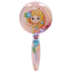 Расческа массажная детская «ФРАТТИ БУМ», русалочка Эдина, форма круглая, 17,5*8см (блистер Ультрамарин)