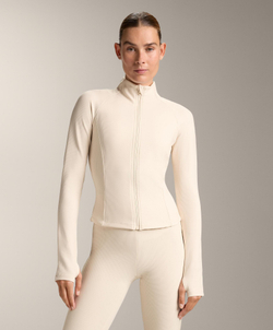 Oysho Легкая куртка, цвет слоновой кости