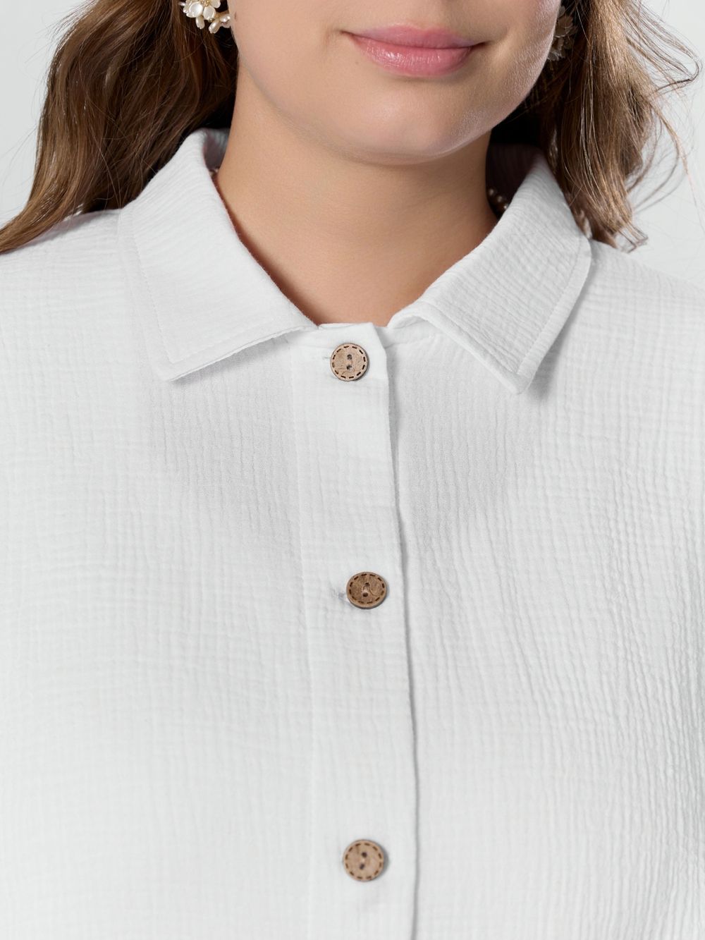 Рубашка Вуаль-6 Виотекс БЕЛЫЙ