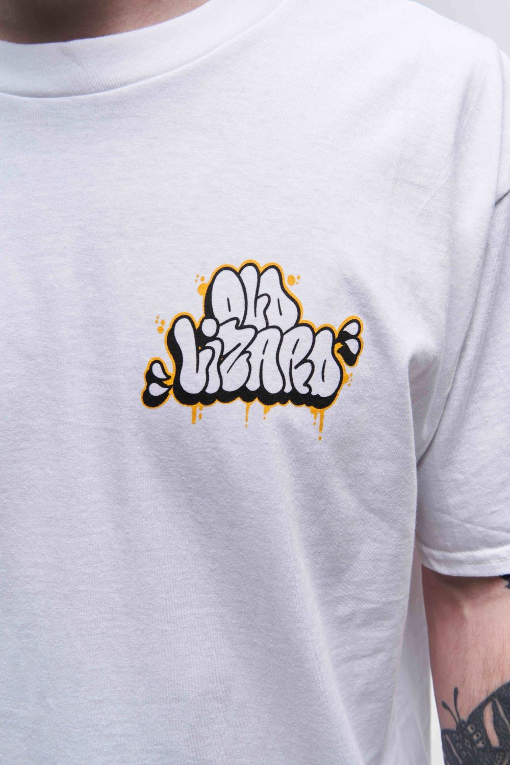 Футболка Old Lizard Barspin Белая