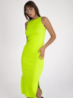 Платье лапша длинное без рукавов