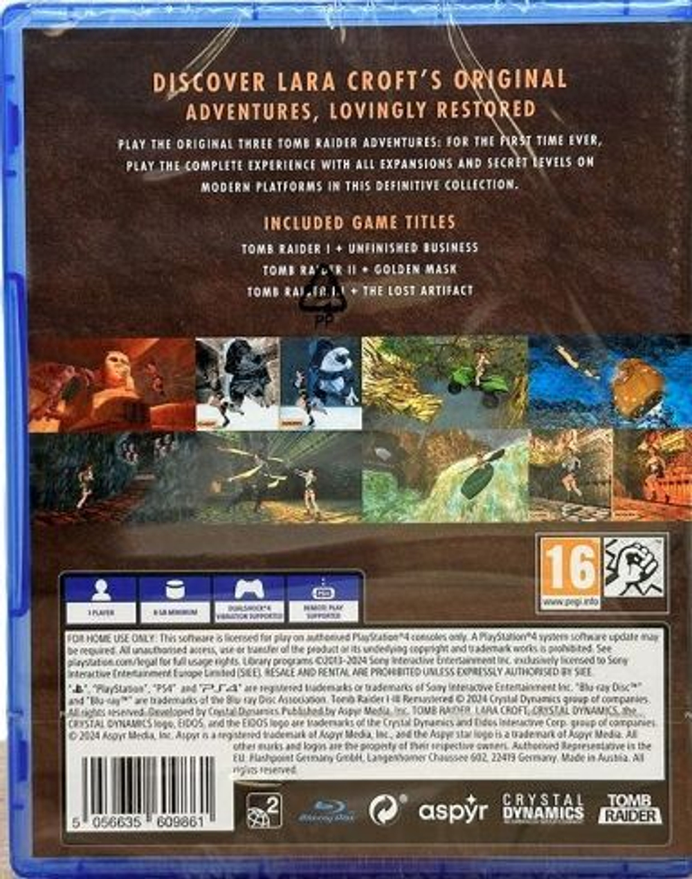 Игра Tomb Raider 1-3 Remastered CUSA 43774 (PlayStation 4, PS4, Русская версия)