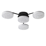 8236/4CL LEDIO LN25 000 черный, металл/акрил Люстра потолочная с ПДУ LED 55W 3000-6000К 220V DIDANA