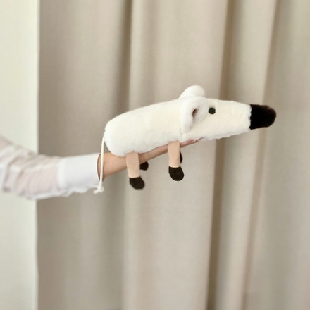 Крыса Карандаш (белая)