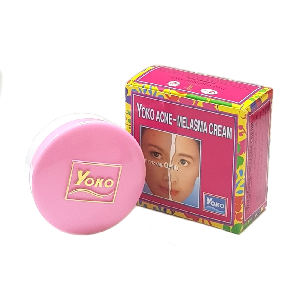 Крем для лица Yoko от пигментации и прыщей с Q10, 4 гр.