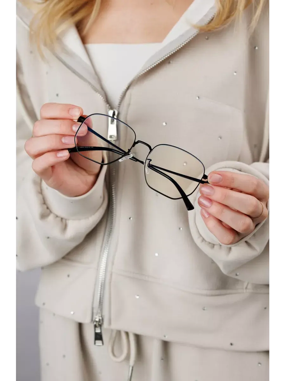 Очки для компьютера имиджевые защитные прозрачные нулевки